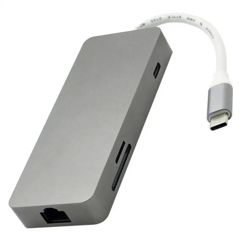 7 в 1 USB 3,1 переходник type C Зарядка USB 2,0 USB 3,0 HDMI LAN переходник для sd-карт для Millet ASUS ноутбук с портом type-C Newst