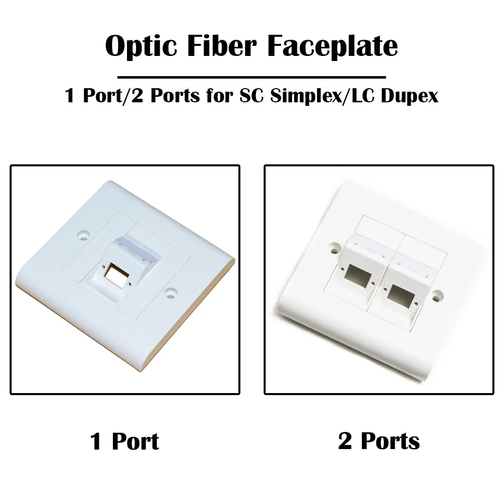 1 порт/2 порта s SC Simplex/LC дуплексная оптическая волоконная Лицевая панель FTTH FTTD сеть