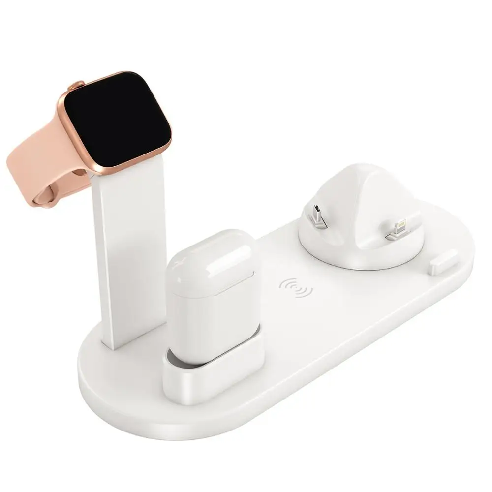 

SOONHUA Fast Wireless Charging Dock Charger Phone Chargers Station Multi-Function Wireless Charger 3in1 For IWatch