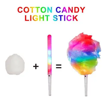 

1pc Multicolor Light-up Toy Long Sturdy Glow Sticks Christmas Wands LED Decor Strobe Glow Flashing Concerts Props Party Che I4F3