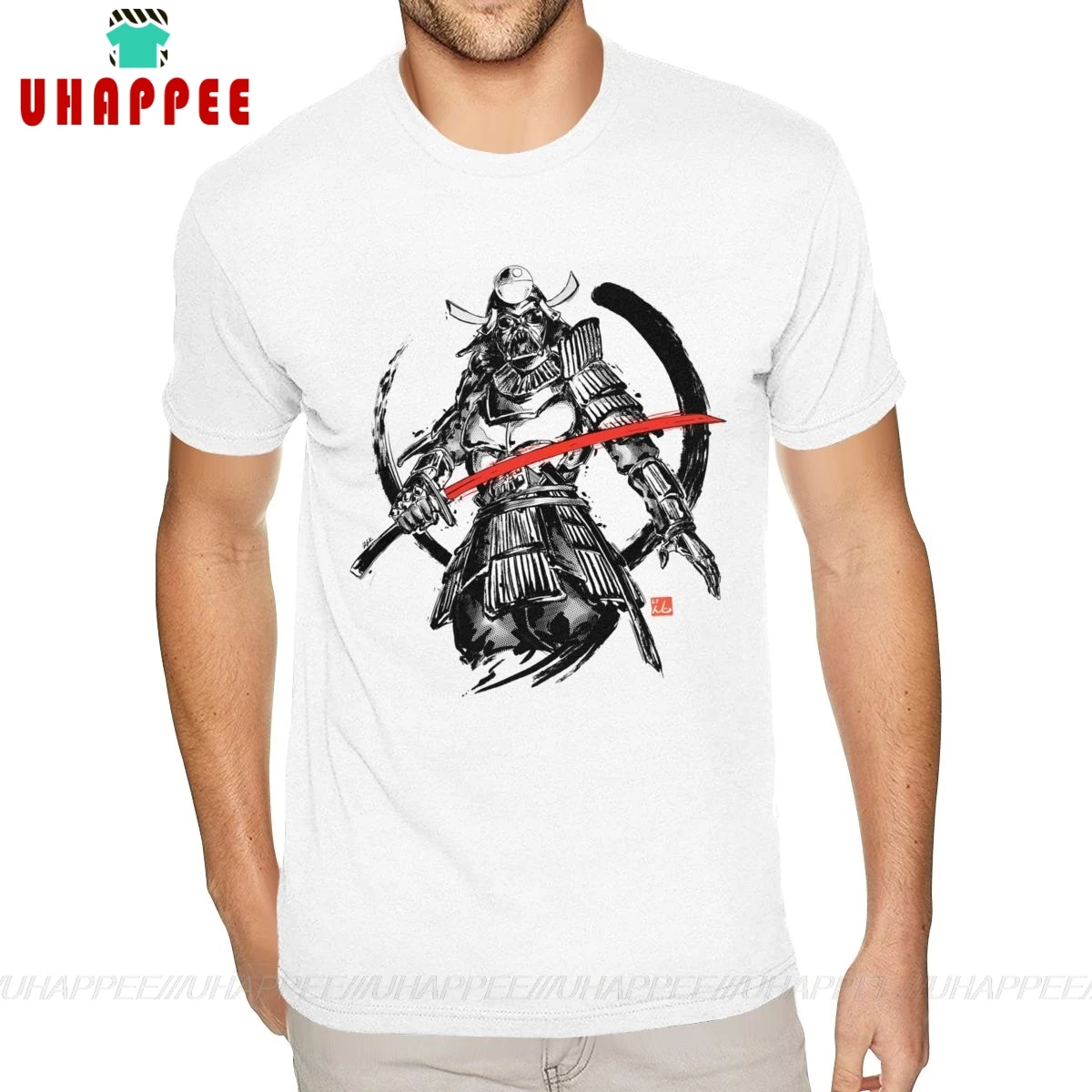 Классическая футболка Samurai Vader Мужская 4XL с короткими рукавами из мягкого хлопка