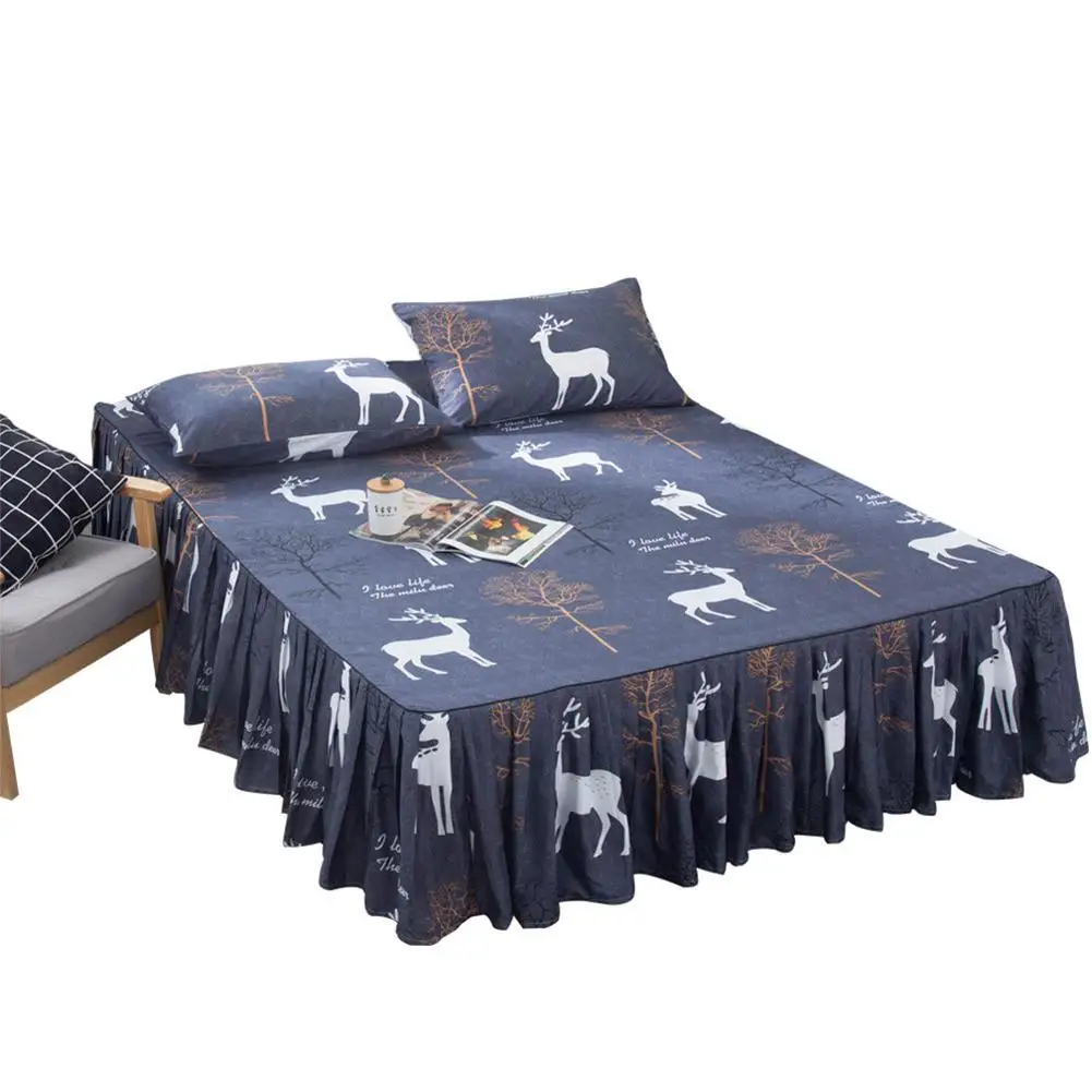 IdealHouse кровать Стиль алоэ вера хлопок покрывало для Двуспальный Матрас - Цвет: Casual and elegant