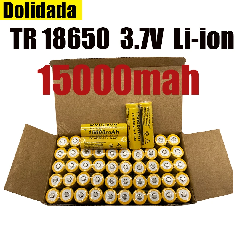 Литий-ионные аккумуляторы Dolidada 3 7 в 15000 мАч 18650 перезаряжаемая батарея