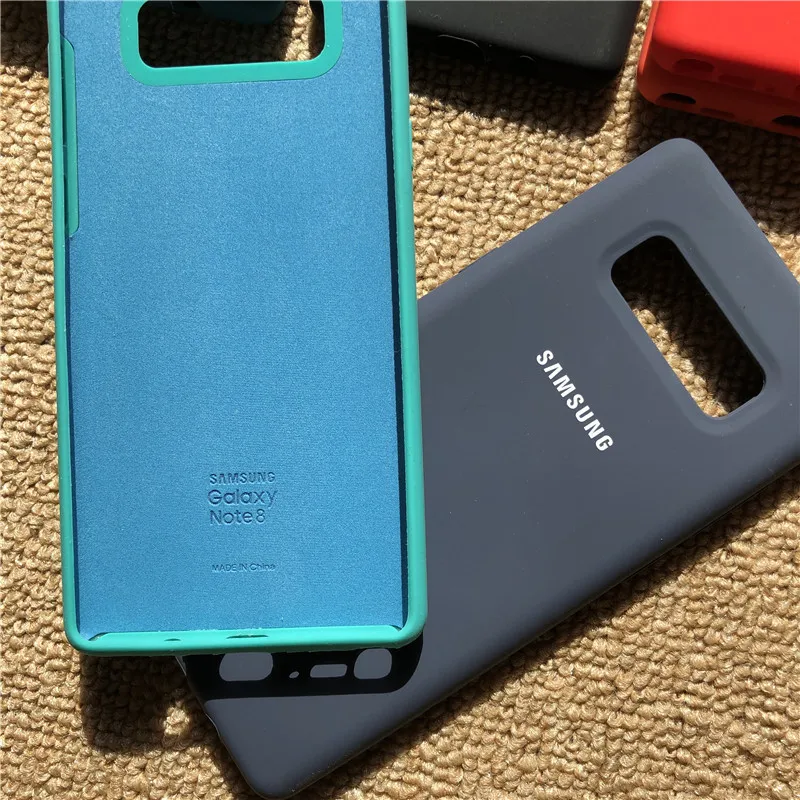 samsung Galaxy Note 8 N950 N950F N9500 Мягкий силиконовый чехол шелковистый сенсорный защитный Жидкий чехол для Galaxy Note8