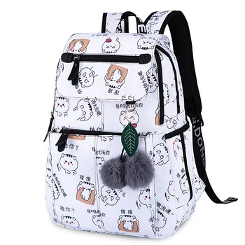 

School Bags for Girls Female Laptop Backpack Usb Backpack Children Backpacks Cute Cat School Backpack for Girls Backpack Express