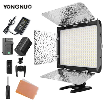 

Yongnuo YN300 III YN300III 3200k-5500K CRI95 Camera Photo LED Video Light Optional with AC Power Adapter + NP770 Battery KIT