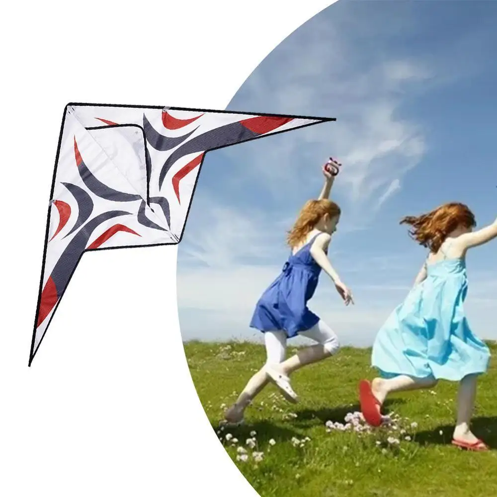 

High Quality 1.2m Blue Flower Porcelain Double Line Stunt Kite With Easy Handle Line White Porcelain Kite