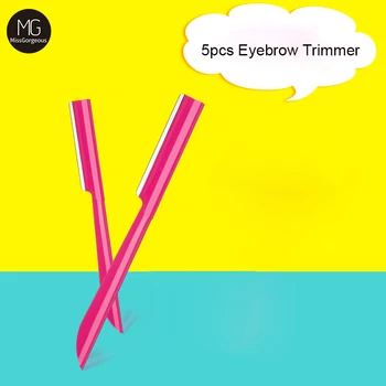 

Miss Gorgeous 5pcs Eyebrow Trimmer Eyebrow Trimmer Portable Eyebrow Razor Shaver Shaper Facial Hair Remover Cutter Beauty Tools