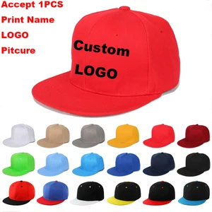Gorra con estampado de logotipo personalizado para hombre y mujer, gorro con estampado de logotipo personalizado, estilo Hip Hop, ajustable, 27 colores
