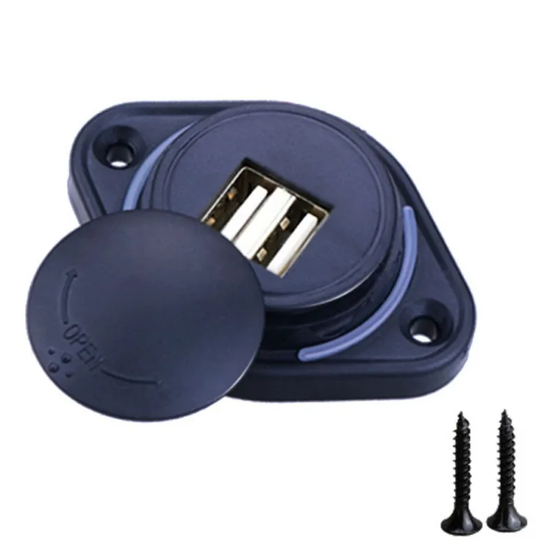 Двойной USB 3.1A автомобиля Зарядное устройство 12/24V Мощность адаптер USB Зарядное устройство Разъем для авто мотоцикла