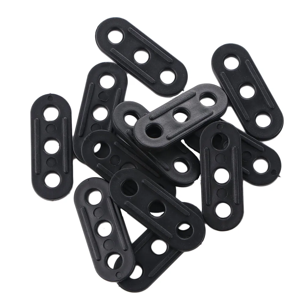 Camping Tent Pole 25PCS Tightener Tent Repair Camping Tent Lock Cord Rope Fastener Tensioners Bent Runners Outdoor Camping Accessories