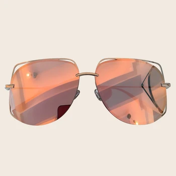 

Cat Eye Sun Glasses Metal Brand Ladies Sunglasses Oculos Feminino Luxury Brand Designer Glasses Zonnebril Dames