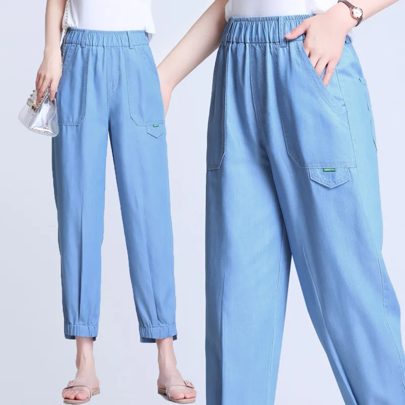 

Новинка 2021, зимние и осенние женские шаровары, модные повседневные теплые женские брюки