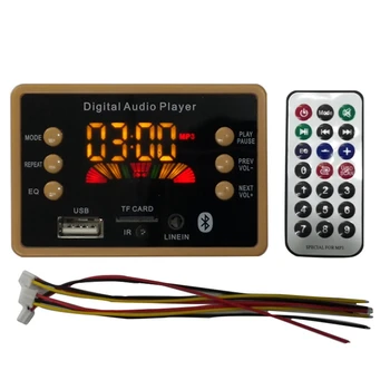 

Wireless Bluetooth MP3 Decoder Decoding Board Module 12V USB MP3 Player WMA WAV Support TF Card FM Radio Module for Car