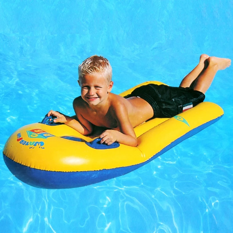 Colchoneta inflable surfear en la piscina, colchoneta gruesa plegable para fiesta en la juego de viaje, suministros de natación para familiares y de aire| - AliExpress