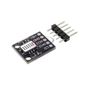 

MICS-6814 Gas Sensor Module Gas Detection Carbon Monoxide CO/Nitrogen Dioxide NO2/Ammonia NH3 Sensor For Arduino