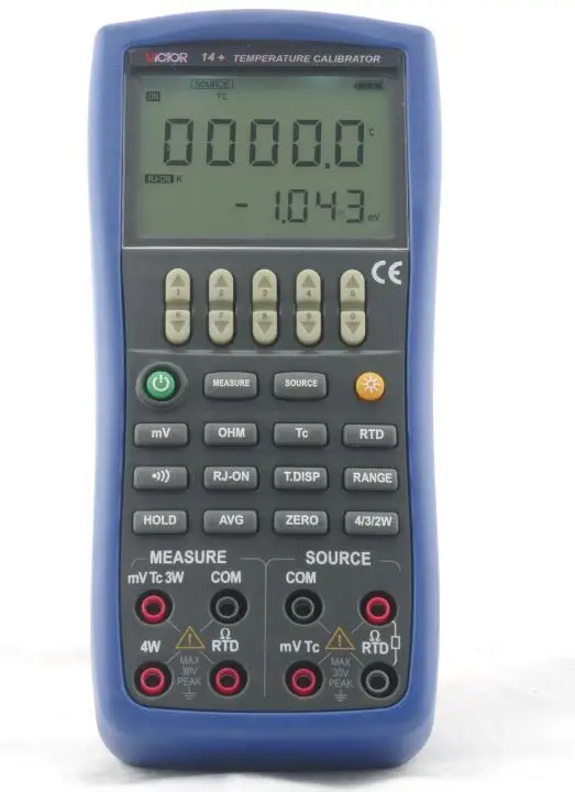 Источник сигнала процесса VC11+/калибратор температуры VC14+/калибратор давления VC15