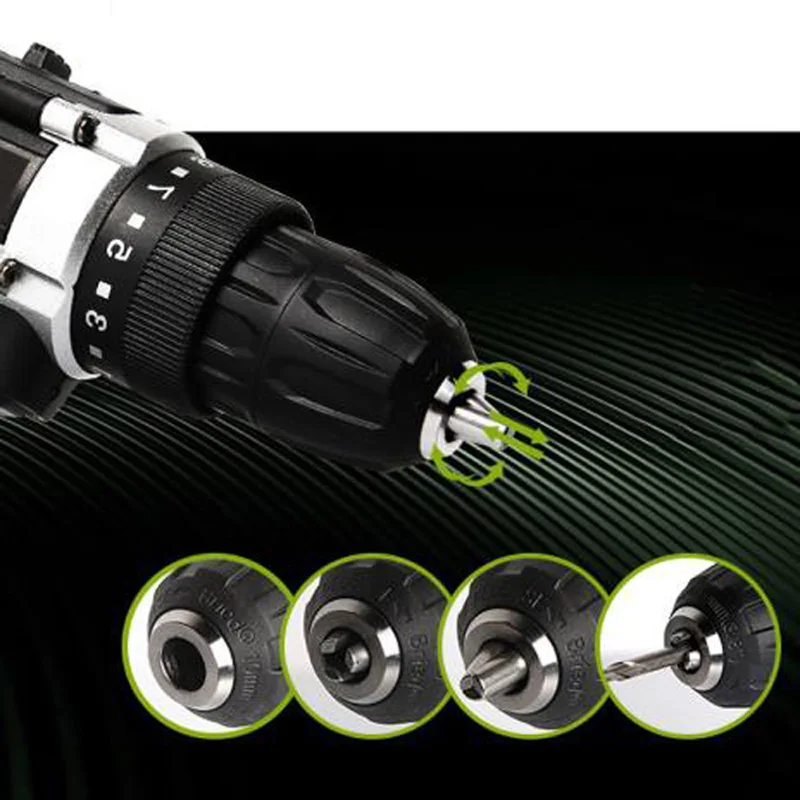 

21V Cordless Electric Impact Screwdriver Driver Power Tools W/ Charger Battery