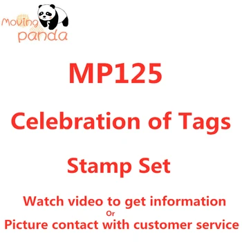 

MP125 CELEBRATION OF TAGS Metal Cutting Dies and Stamps for Craft Scrapbooking Embossing Stencil DIY Die Cut Card Decoration