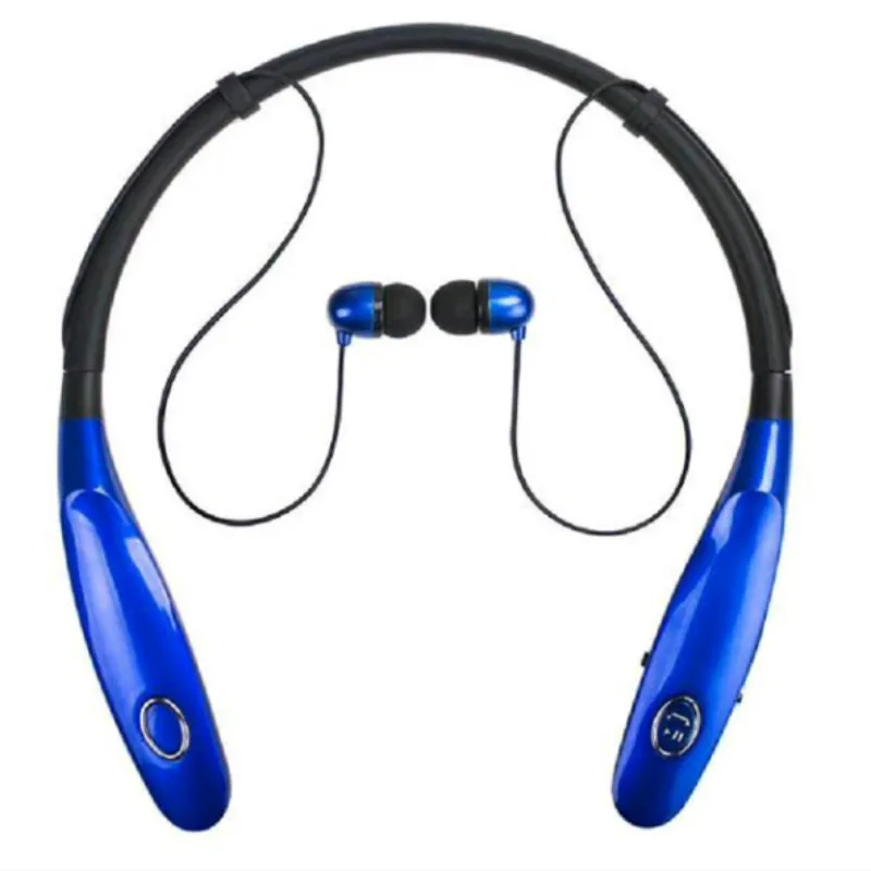 Bluetooth V5 0 Headset Sport Running Headset Wireless Stereo Magnetic Earbud Neckband Earphone Large Power For IPhone Android