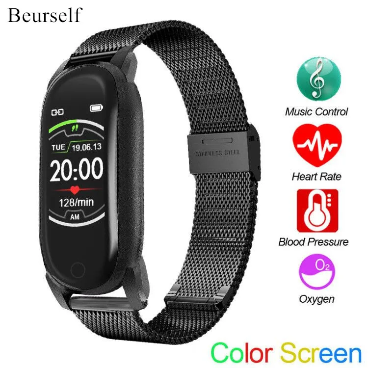 Смарт-браслет YH6 женские крови Давление сердечного ритма Smartwatch