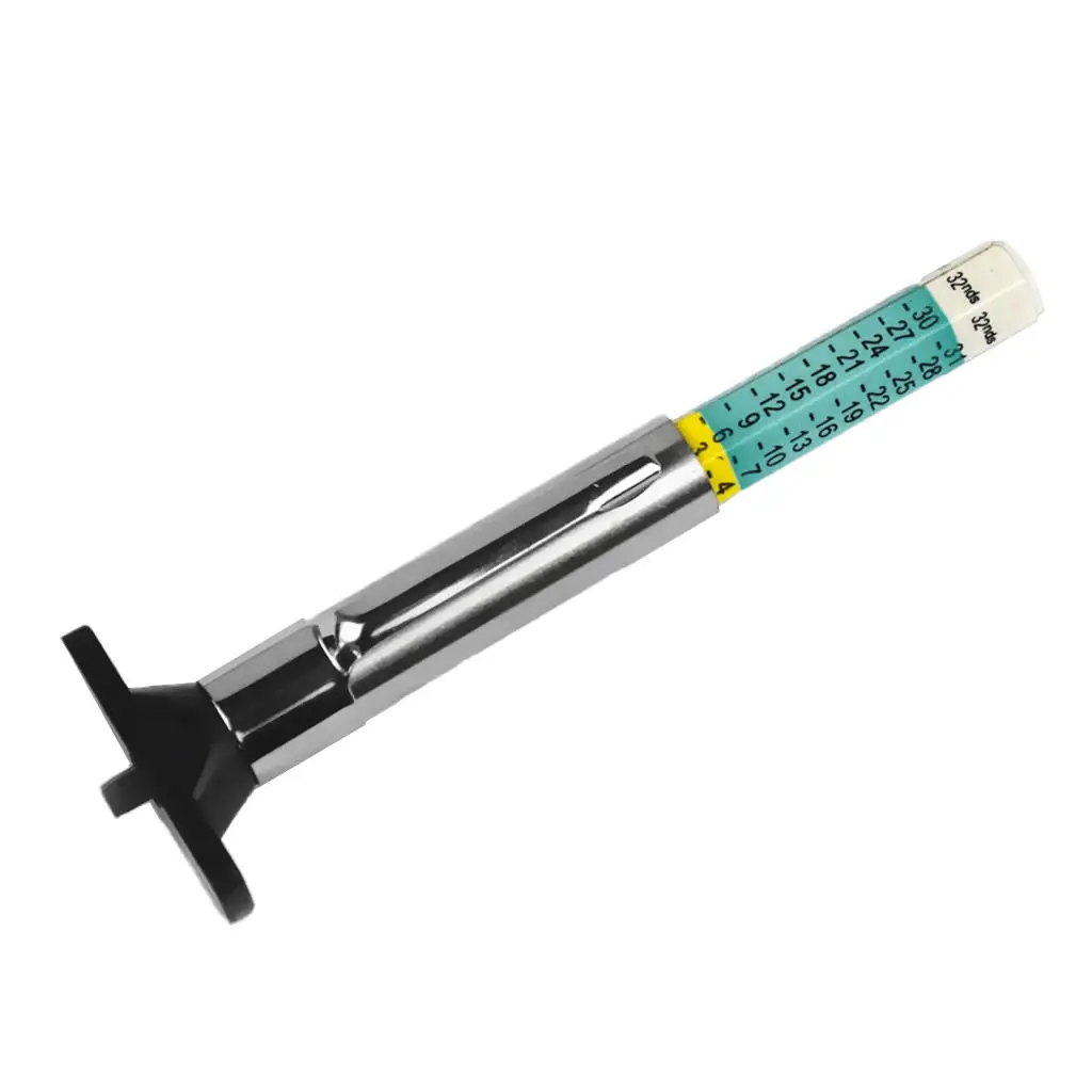 Tire Tread Depth Gauge (Color Coded) Accurate Measurement Tools - Range: 1-25mm Green | Автомобили и мотоциклы
