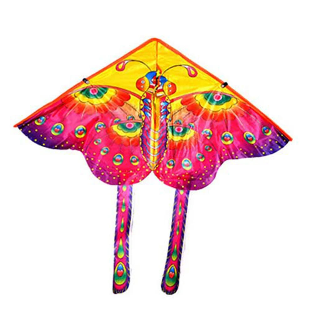 С изображением бабочек и змей на открытом воздухе Цвет Фул бабочка воздушный змей с намотки Для детей игрушка цвет в ассортименте