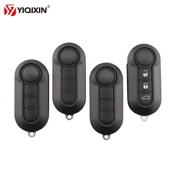 Keyforkess2 3 Bottoni Modificato A Distanza di Vibrazione Chiave Borsette Per Fiat 500 Doblo Ducato Panda Punto Per Peugeot Chiave Dell'automobile caso Uncut Lama