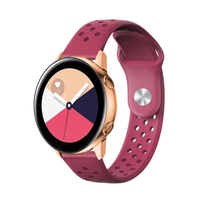 Силиконовый спортивный ремешок для часов Galaxy watch active smart watch ремешок для samsung Galaxy 42 мм сменный ремешок для часов - Цвет: 2