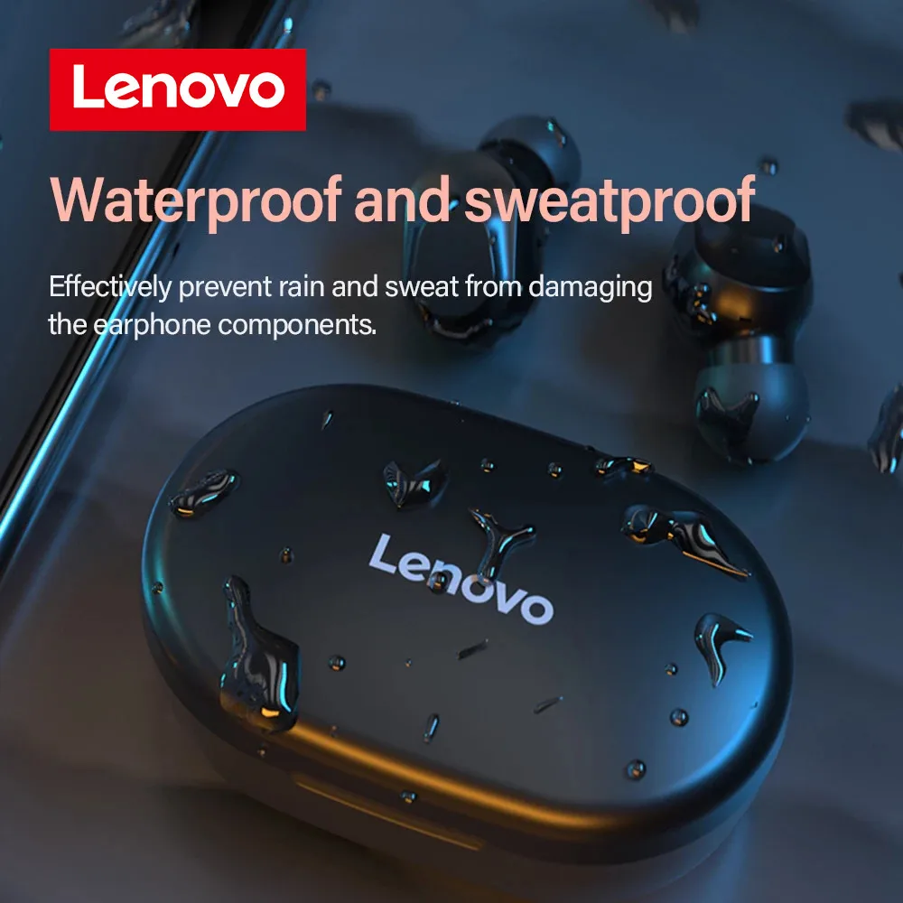 Original Lenovo XT91 TWS Wireless Headphone Waterproof Earphone Bluetooth Auto Control Earbuds For Xiaomi/Samsung Stereo Headset