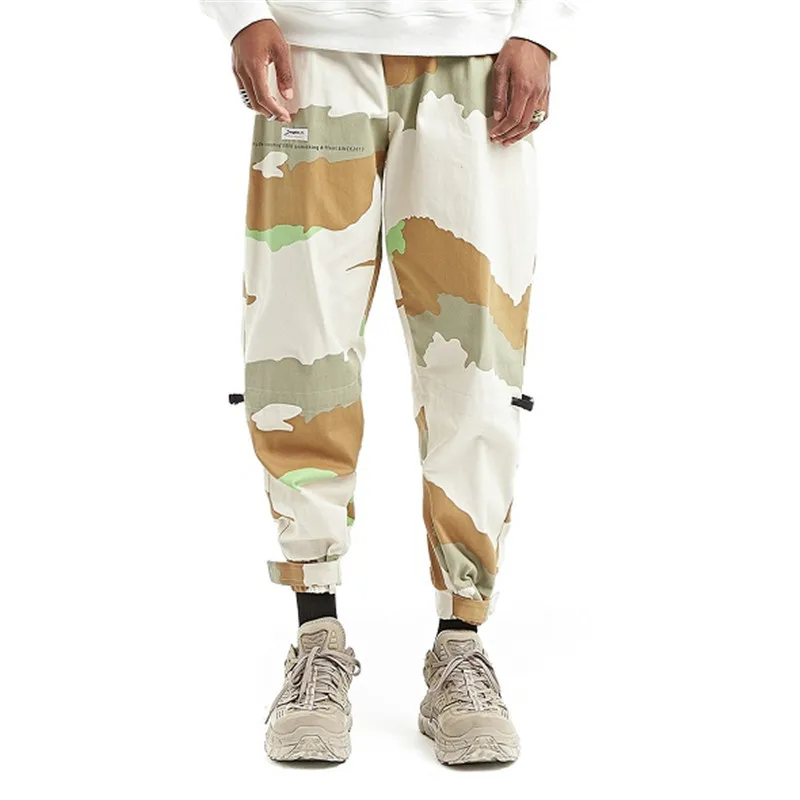

2019 New Style Japanese-style Popular Brand Autumn American-Style Camouflage Printed Closing Casual Pants Men'S Wear