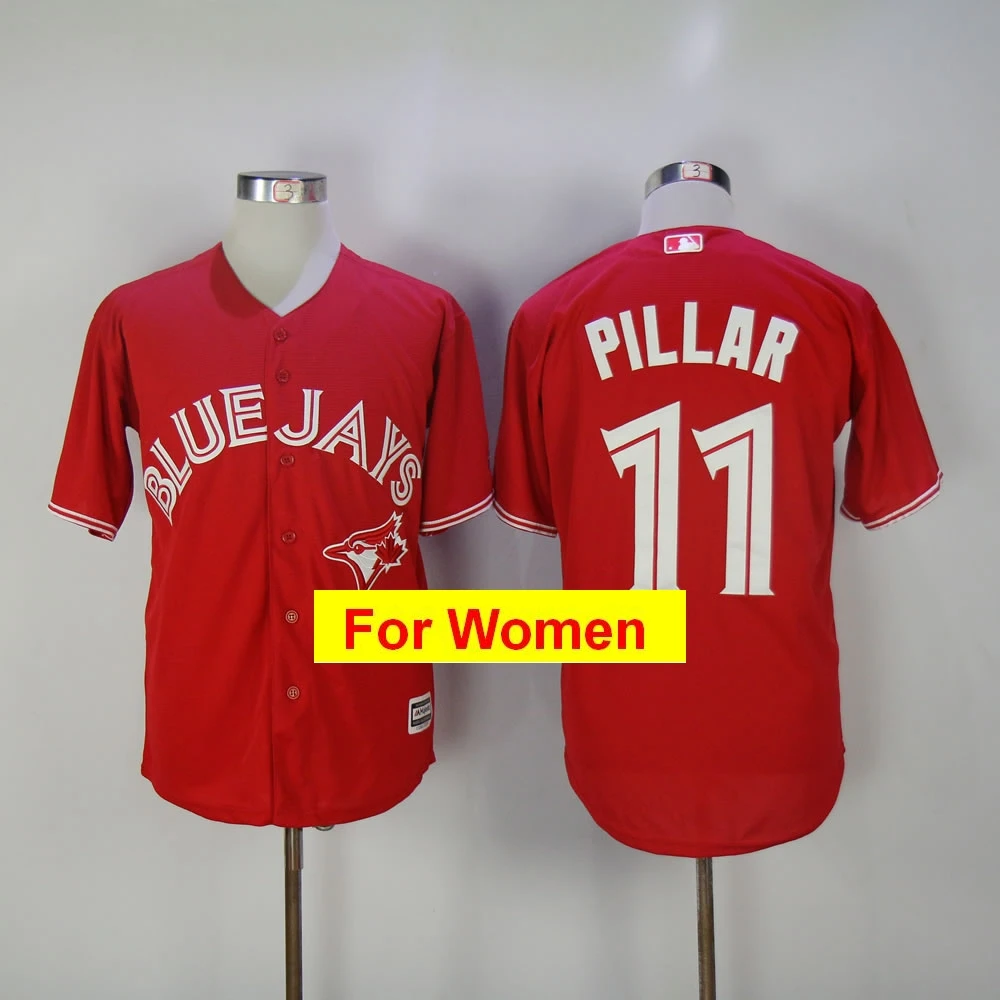 Женщины Toronto rovo Alomar Джош Дональдсон Маркус стровумен Джо Картер Кевин Pillar FLEX& Cool базовый игрок Джерси - Цвет: Белый