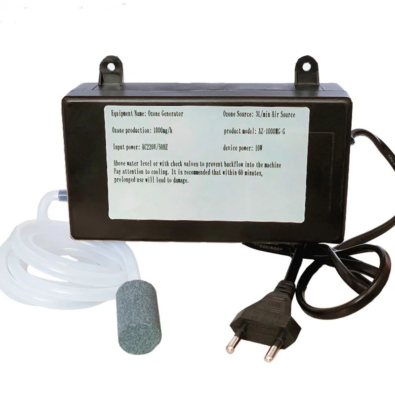 Generatore Di Ozono 1000MG - Purificatore D'Aria E Acqua Per Casa, Ufficio E Auto | Rimozione Odori | UE