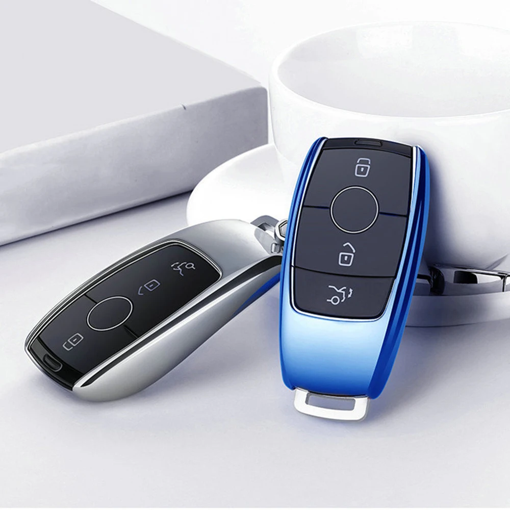 

New TPU Car Remote Key Case Shell Auto Soft Protective Key Cover For Mercedes Benz E Class S Class AMG W213 E200 E260 E300 E320