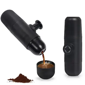 

Mini Coffee Machine Handheld Coffee Maker Portable Espresso Manually handheld Coffee Machine Pressing For Home Office Travel