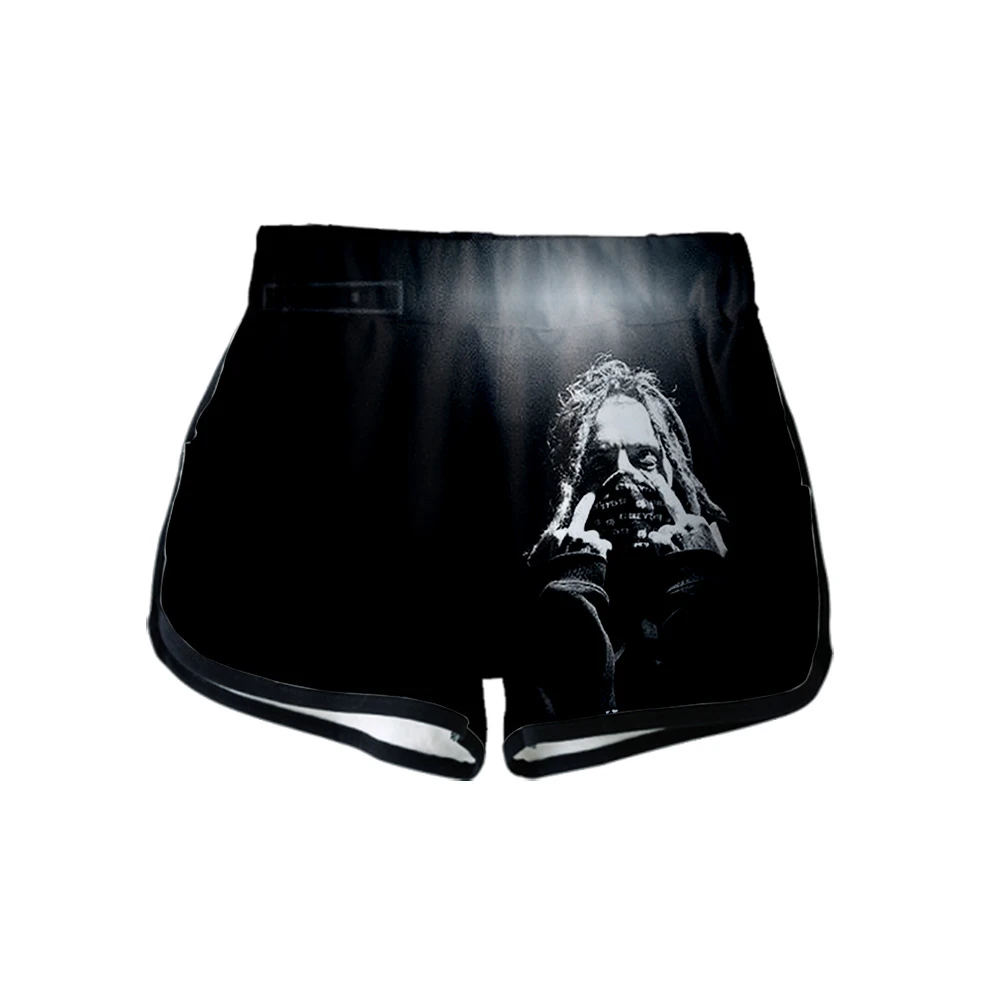 Ghostemane 3D печатных Для женщин шорты модные шорты в уличном стиле Новое поступление, горячая распродажа девочек Повседневное уличная летняя одежда
