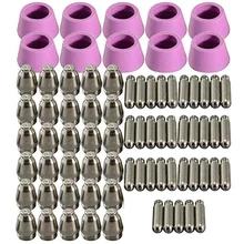 

Promotion! 100Pcs AG60 Plasma Cutting Machine Consumable SG55 Plasma Cutter Accessories Plasma Torch Tip Electrode Cutter Kit