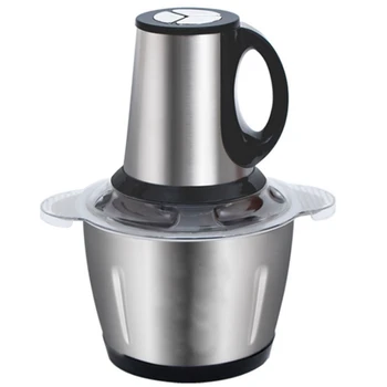 

Hot!! Stainless Steel Eu Plug Meat Grinder Chopper Electric Automatic Chopper Household Grinder Food Processor