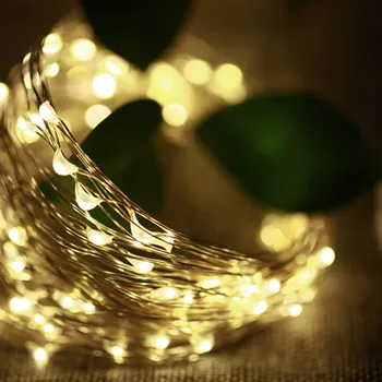 

Lamp String 100 LED Strings Light Waterproof Flexible Wire Decorative Lights Home decoration curtain light wall hanging light