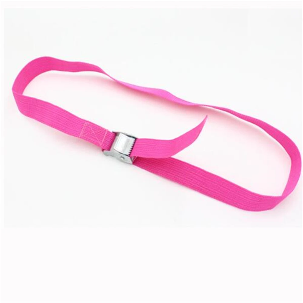 

Bundled with pressure buckle webbing luggage fixed belt cargo tightening belt binding device tightening belt packaging rope