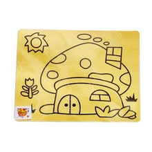 10 pçs/lote bonito colorido crianças desenho brinquedos pintura de areia imagens diy artesanato educação brinquedo para o miúdo brinquedo educação diy