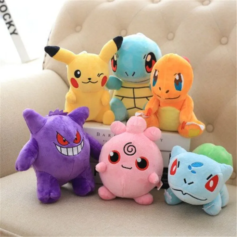 

10 Different Styles Pokemon 20CM Gift Collection Animal Plush Stuffed Toys Dolls Action Figures Model For Children