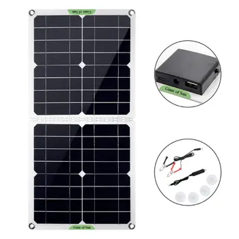 

100W 12V5V Foldable 2 USB Solar Panel for Cell Phone Tablet Computer