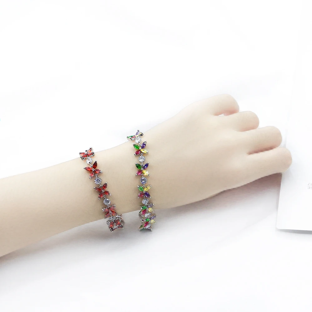 Алиса в стране чудес Crazy Hatter производный браслет высокого качества хрустальный цветок изящный браслет девушка школа подарок на выпускной