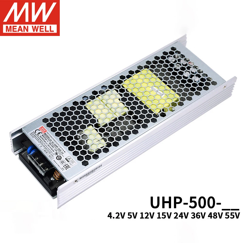Питание 12V 24V DC Meanwell бренд UHP-500 один Выход 5/15/36/48V тонкий переключения типа функцией