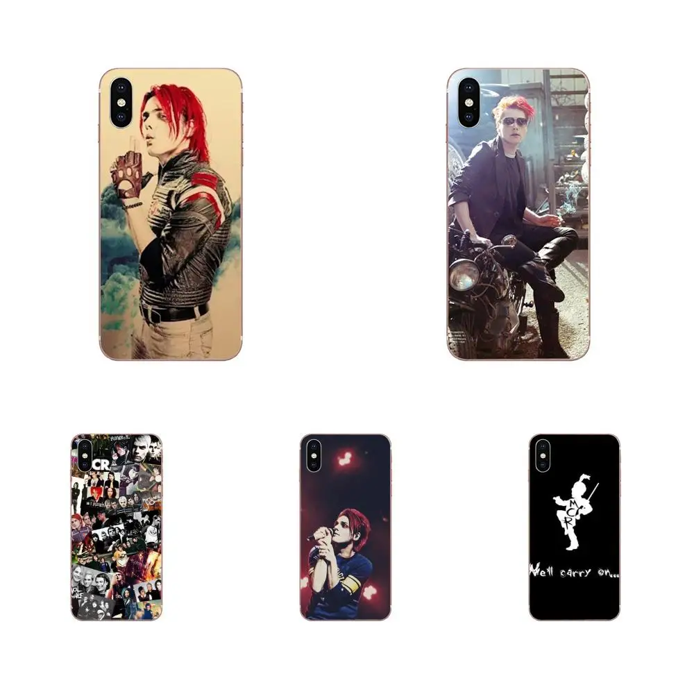 Чехол Gerard Way My Chemical Romance Music из мягкого ТПУ для телефона чехол Xiaomi Redmi Note 2 3 3S 4 4A 4X5 5A 6