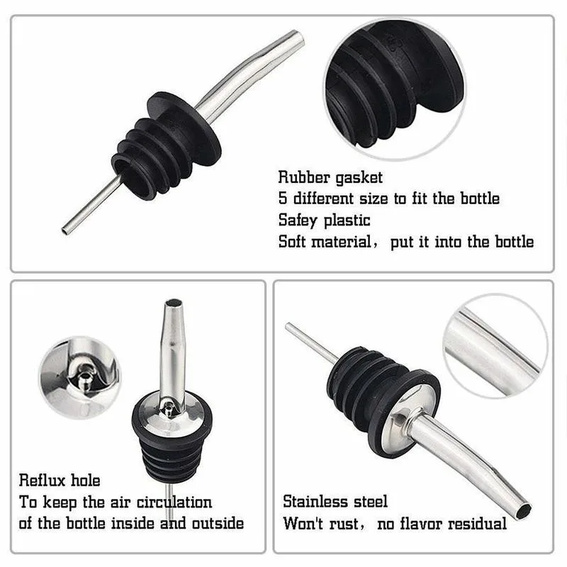 Дозатор оливкового масла для вина нержавеющая сталь 1/2/3/5 шт. диспенсер носика