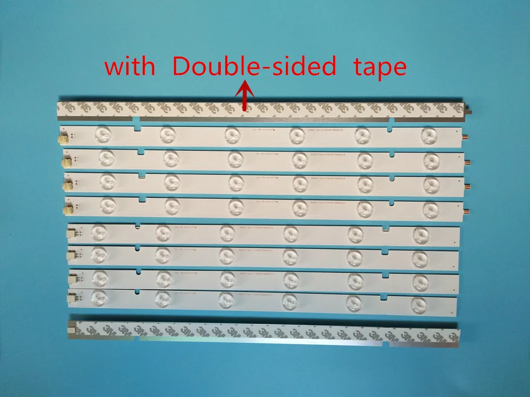 Новый комплект из 8 светодиодных лент для подсветки для TOSHIBA TV 40L2400D SVT400A94-REV03-R L Новый комплект из 8 светодиодных лент для подсветки для TOSHIBA TV 40L2400D SVT400A94-REV03-R L