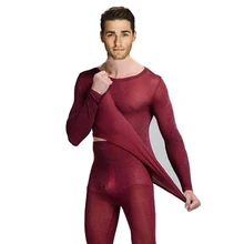 Термобелье для мужчин женская футболка Termica зима ультра тонкие кальсоны для мужчин теплое термобелье набор термо одежда Kleding