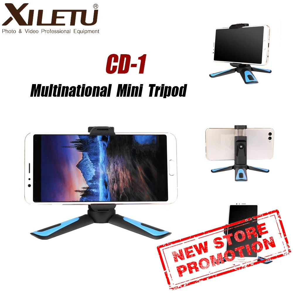 XILETU CD 1 360 Вращение мини настольный штатив держатель для телефона крепление